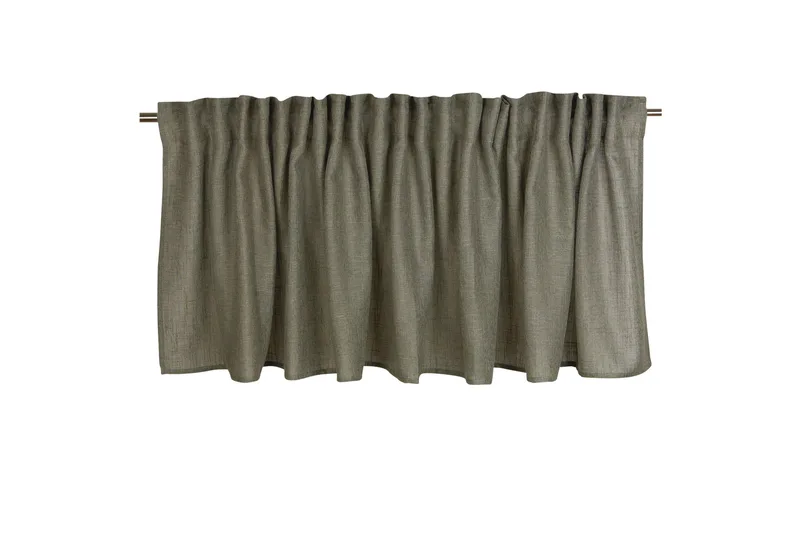 Brooklyn Gardinkappa 55 cm - Grön - Textilier & mattor - Gardiner & gardinupphängning - Gardinlängd - Hanklängd
