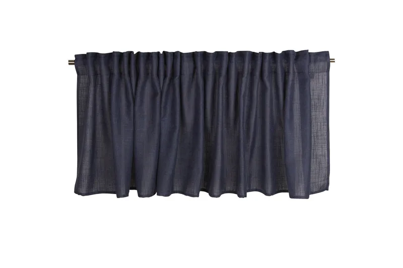Brooklyn Gardinkappa 55 cm - Marinblå - Textilier & mattor - Gardiner & gardinupphängning - Gardinlängd - Hanklängd