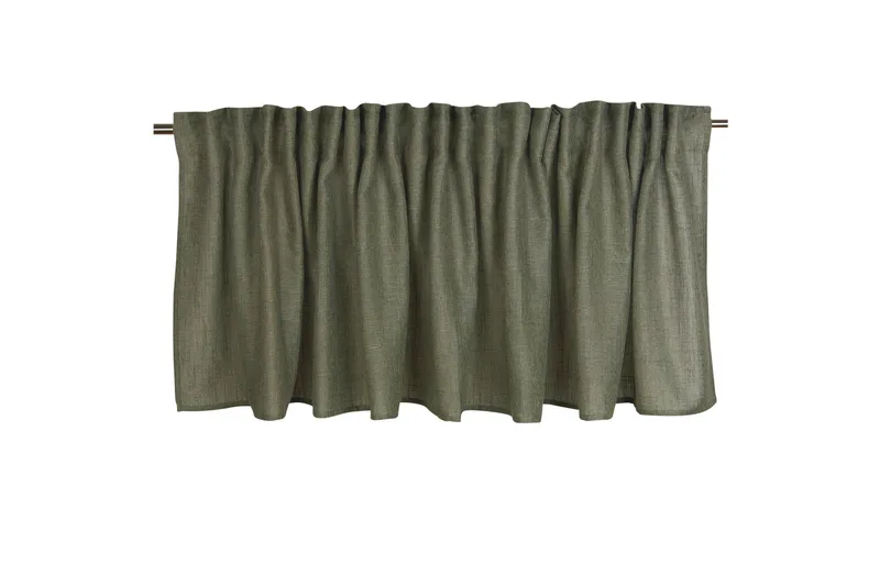 Brooklyn Gardinkappa 55 cm - Mörkgrön - Textilier & mattor - Gardiner & gardinupphängning - Gardinlängd - Hanklängd