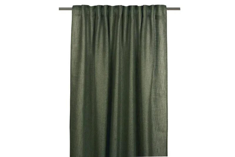 Brooklyn Gardinlängd 140x250 cm, Mörkgrön