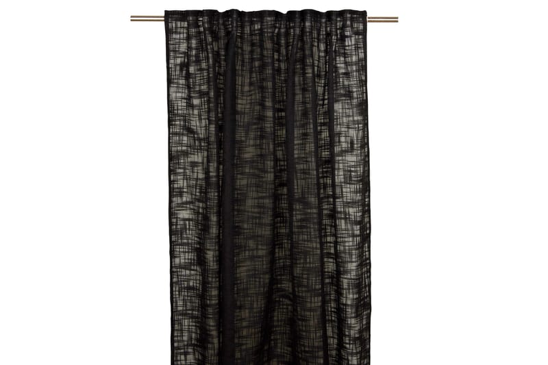 Jeff Gardinlängd 135x280 Svart - Textilier & mattor - Gardiner & gardinupphängning - Gardinlängd - Hanklängd