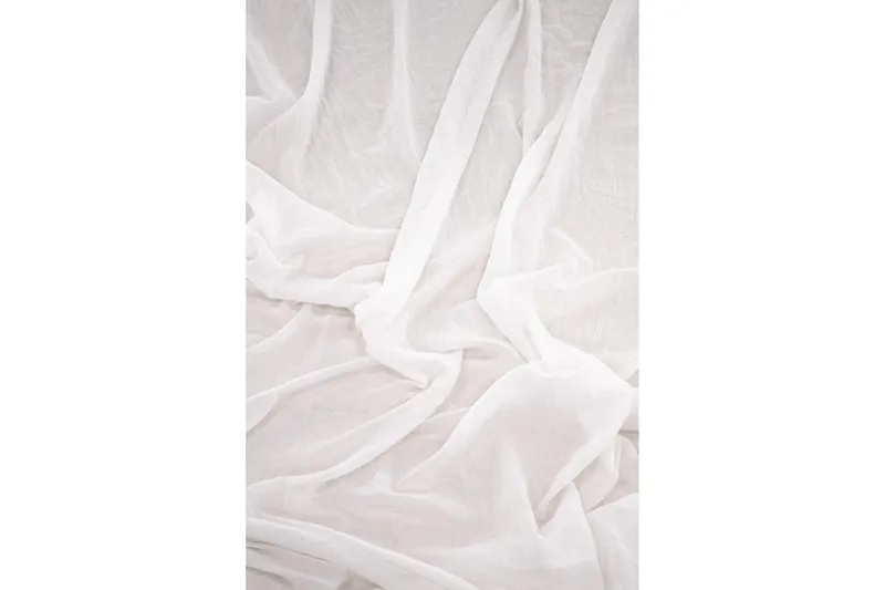 Elena Gardin 135x240 cm - Vit - Textilier & mattor - Gardiner & gardinupphängning - Gardinlängd - Kanallängd