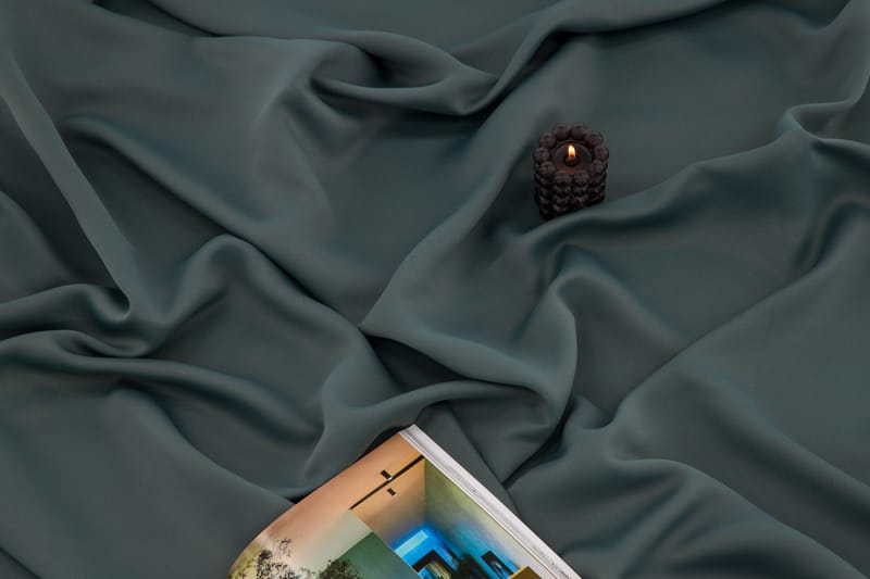 Evelyn Gardin 135x240 cm - Blå - Textilier & mattor - Gardiner & gardinupphängning - Gardinlängd - Kanallängd