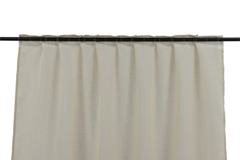 Kaya Gardin 140x240 cm - Beige - Textilier & mattor - Gardiner & gardinupphängning - Gardinlängd - Kanallängd