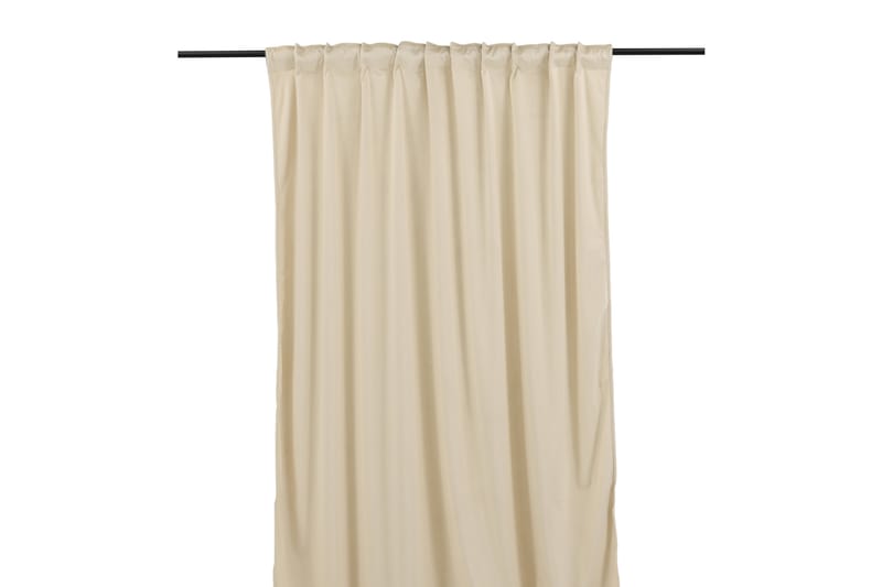 Mary Gardin 135x250 cm - Beige - Textilier & mattor - Gardiner & gardinupphängning - Gardinlängd - Kanallängd