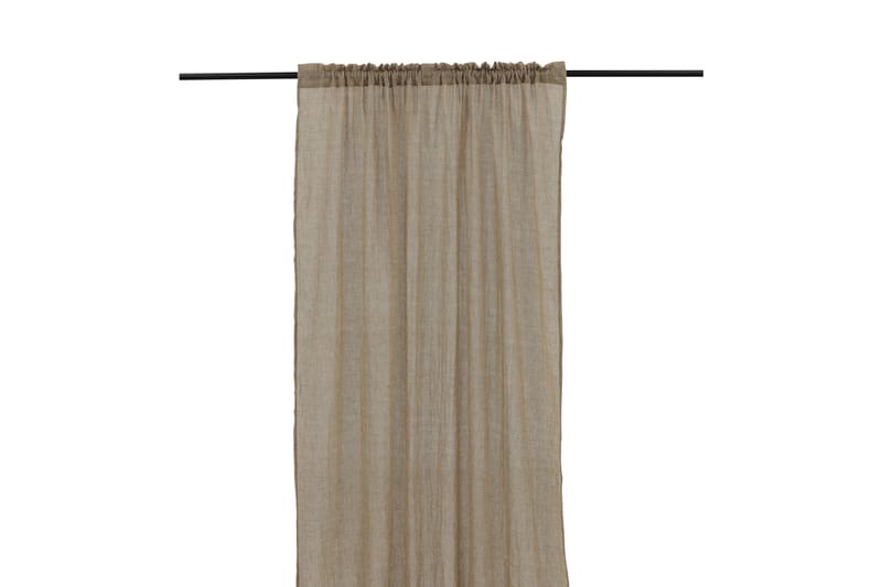 NYMOLLA Gardin 135x290 cm Brun - Kanallängd