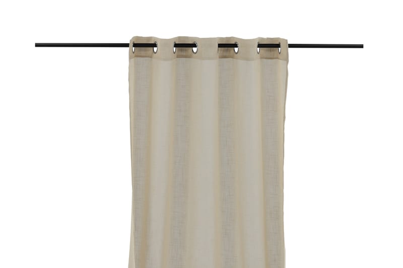 Kaya Öljettgardin 140x290 cm - Beige - Textilier & mattor - Gardiner & gardinupphängning - Gardinlängd - Öljettgardin