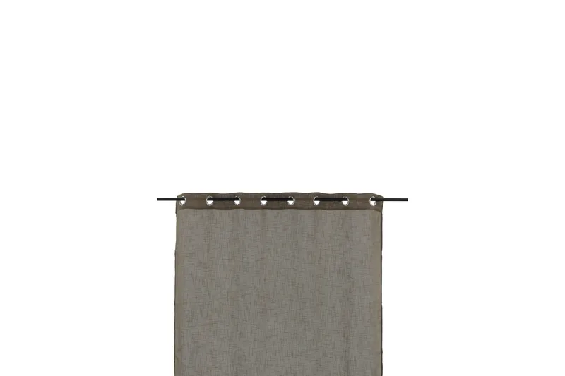 Kaya Öljettgardin 140x290 cm - Brun - Textilier & mattor - Gardiner & gardinupphängning - Gardinlängd - Öljettgardin