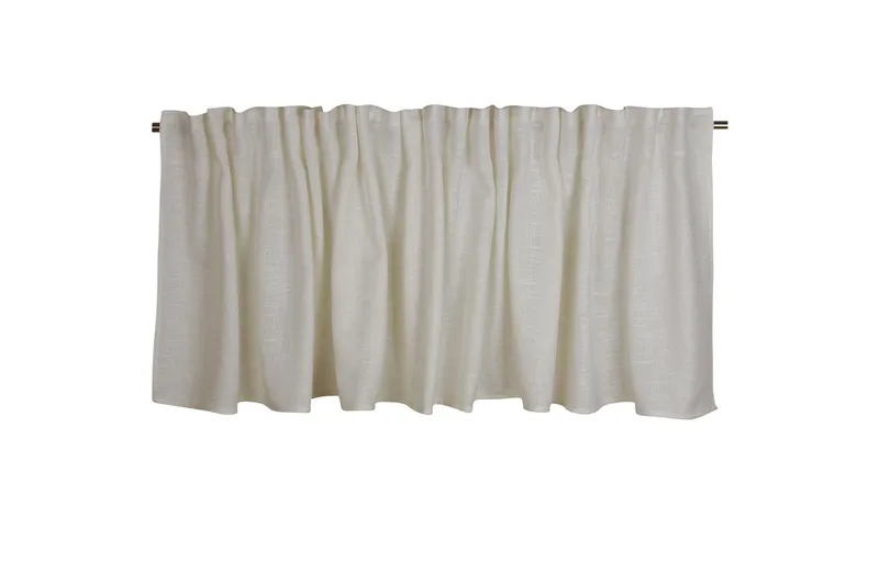 Alan Gardinkappa 55 cm - Offwhite - Textilier & mattor - Gardiner & gardinupphängning - Gardinlängd - Hanklängd