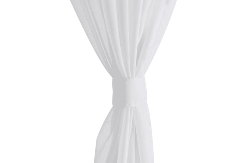 Genomskinlig vit gardin 140x225 cm 2-pack - - Gardiner & gardinupphängning - Panelgardin Genomskinlig vit gardin 140x225 cm 2-pack - - Gardiner & gardinupphängning - Panelgardin