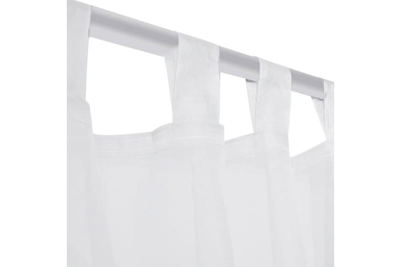 Genomskinlig vit gardin 140x245 cm 2-pack - - Gardiner & gardinupphängning - Panelgardin Genomskinlig vit gardin 140x245 cm 2-pack - - Gardiner & gardinupphängning - Panelgardin