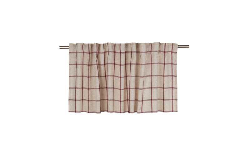 ALMA Gardinkappa 55 cm Röd - Gardinkappa - Gardiner & gardinupphängning
