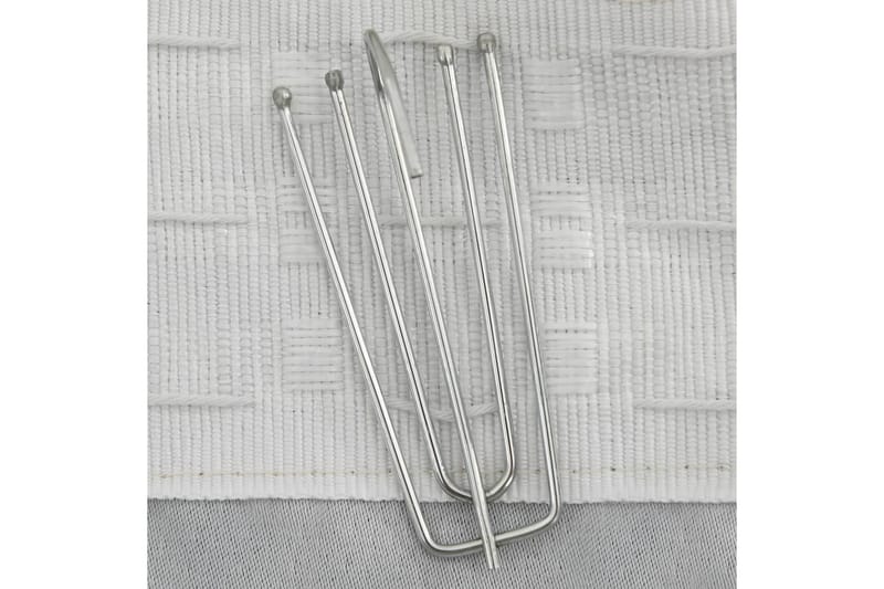 Mörkläggningsgardin med krokar linnelook 2 st beige 140x225 - Textilier & mattor - Gardiner & gardinupphängning