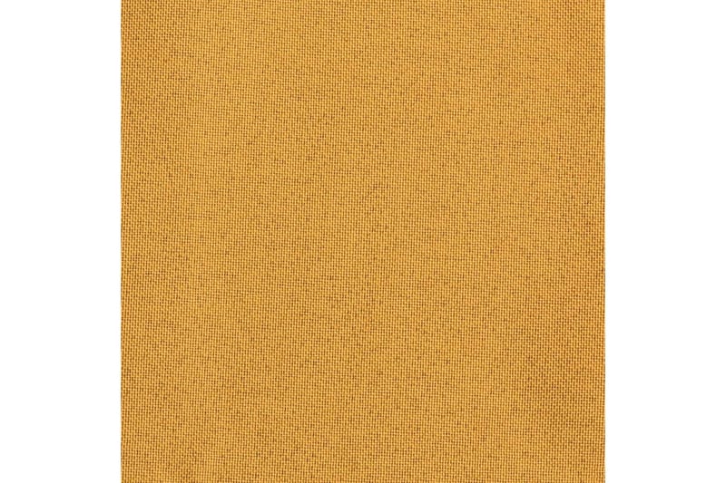 Mörkläggningsgardin med krokar linnelook 2 st gul 140x225 cm - Textilier & mattor - Gardiner & gardinupphängning