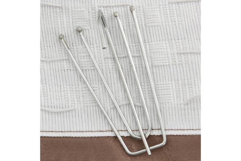 Mörkläggningsgardin med krokar linnelook 2 st taupe 140x245 - Textilier & mattor - Gardiner & gardinupphängning