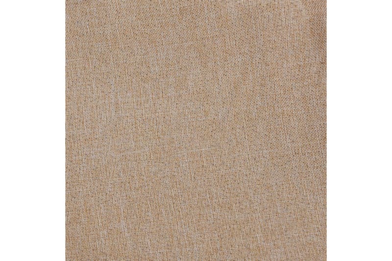 Mörkläggningsgardin med öljetter linnelook 2 st beige 140x24 - Textilier & mattor - Gardiner & gardinupphängning