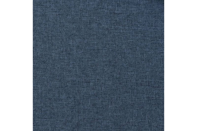 Mörkläggningsgardin med öljetter linnelook 2 st blå 140x175c - Gardiner & gardinupphängning