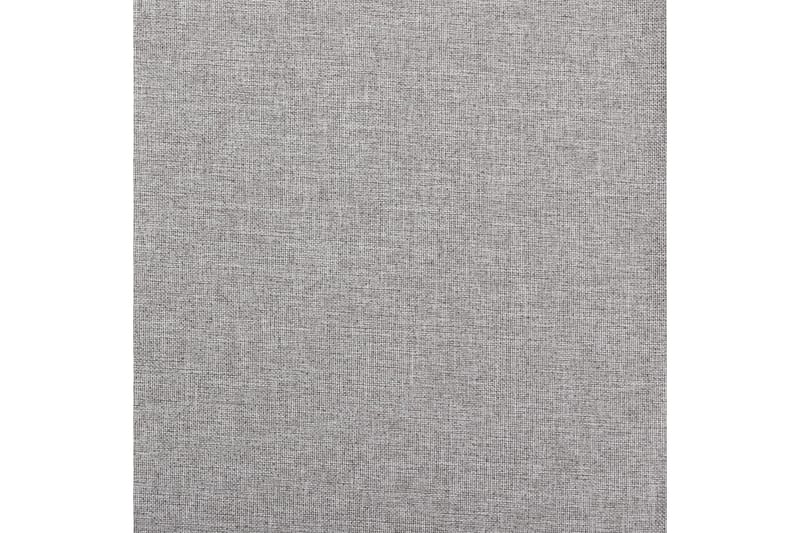 Mörkläggningsgardin med öljetter linnelook grå 290x245cm - Gardiner & gardinupphängning