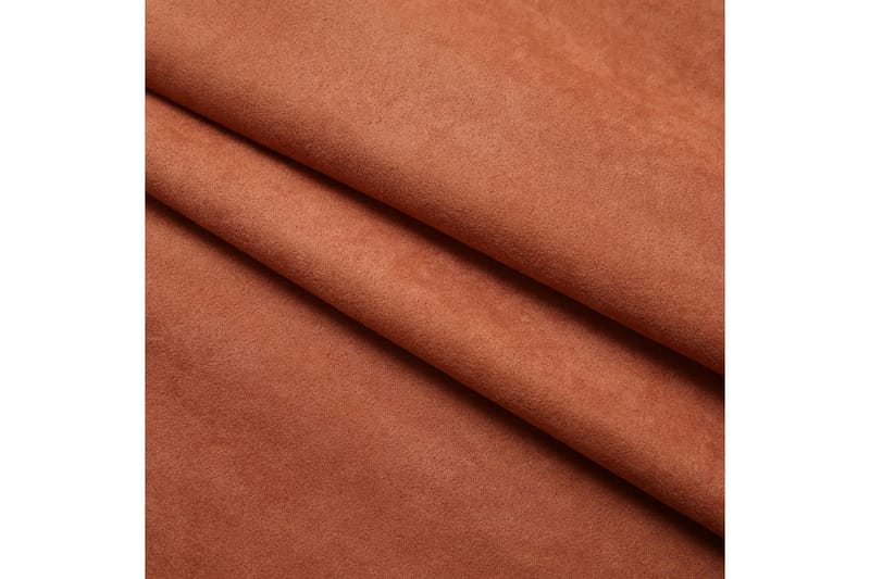 Mörkläggningsgardiner med krokar 2 st rost 140x245 cm - Textilier & mattor - Gardiner & gardinupphängning