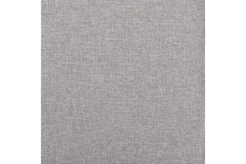 Mörkläggningsgardiner med krokar linnelook 2 st grå 140x245 - Textilier & mattor - Gardiner & gardinupphängning