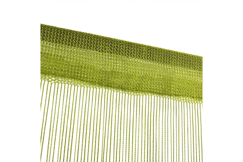 Trådgardiner 2 st 140x250 cm grön - Gardiner & gardinupphängning