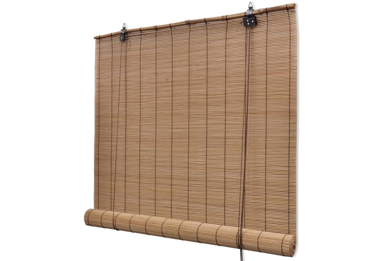 Rullgardin bambu 100x160 cm brun - Textilier & mattor - Gardiner & gardinupphängning - Rullgardin - Bambu rullgardin