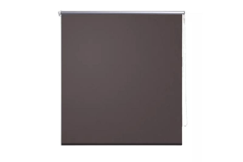 Rullgardin brun 140x175 cm mörkläggande - Rullgardin - Gardiner & gardinupphängning - Mörkläggande rullgardin