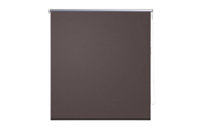 Rullgardin brun 140x230 cm mörkläggande - Rullgardin - Gardiner & gardinupphängning - Mörkläggande rullgardin