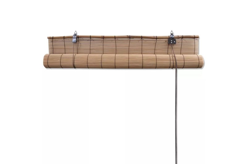 Rullgardin i bambu 140x160 cm brun - Textilier & mattor - Gardiner & gardinupphängning - Rullgardin - Bambu rullgardin