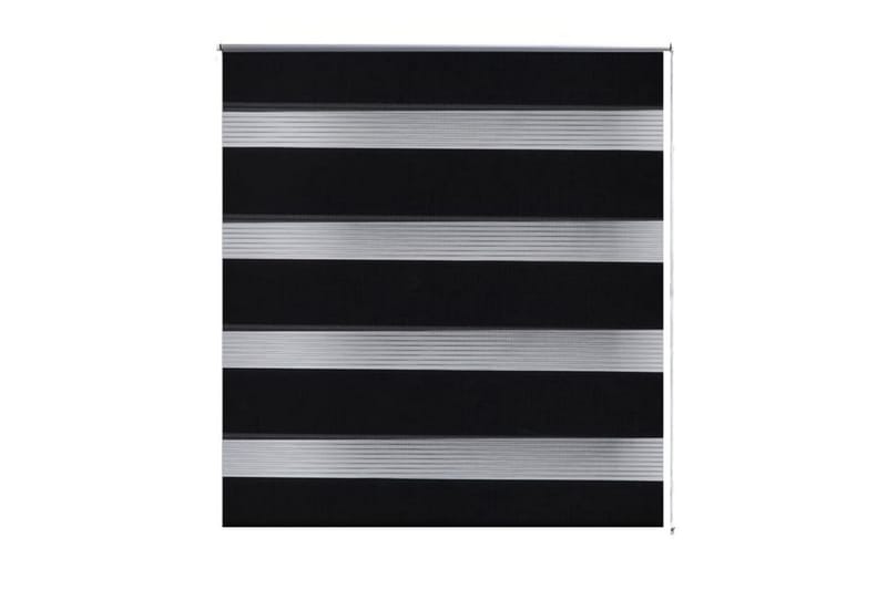 Rullgardin randig svart 90x150 cm transparent - Rullgardin - Gardiner & gardinupphängning