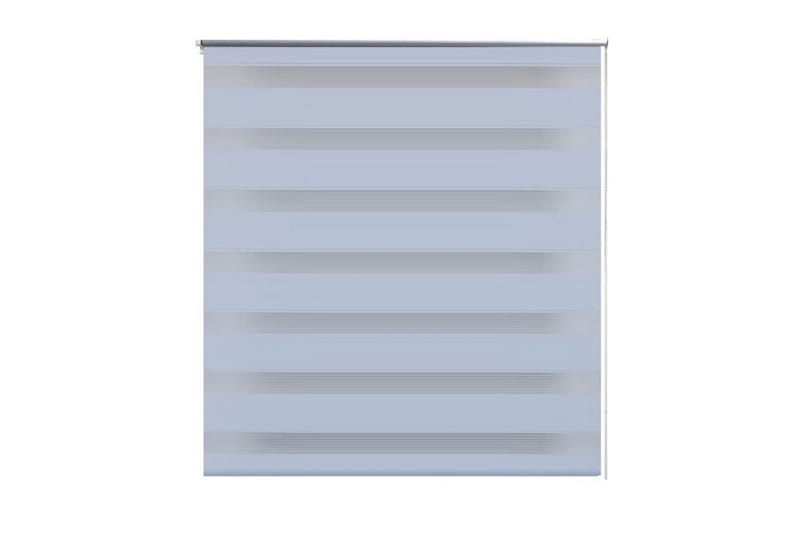 Rullgardin randig vit 90x150 cm transparent - Vit - Rullgardin - Gardiner & gardinupphängning