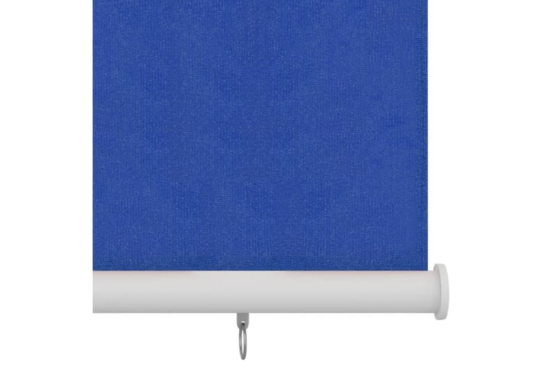 Rullgardin utomhus 120x230 cm blå HDPE - Blå - Gardiner & gardinupphängning - Rullgardin
