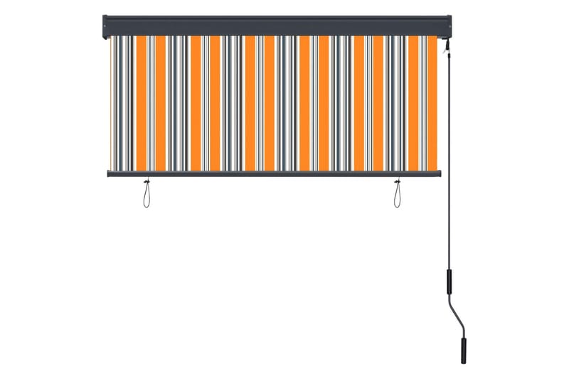 Rullgardin utomhus 140x250 cm gul och blå - Textilier & mattor - Gardiner & gardinupphängning - Rullgardin