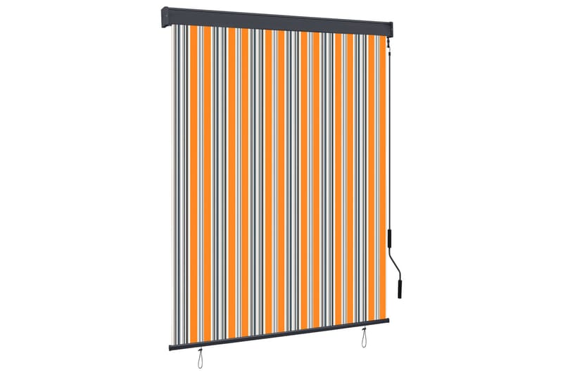 Rullgardin utomhus 140x250 cm gul och blå - Textilier & mattor - Gardiner & gardinupphängning - Rullgardin