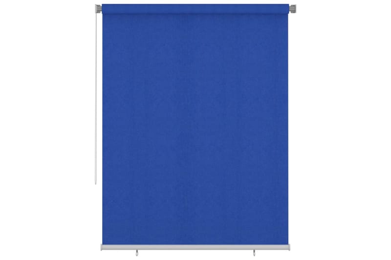 Rullgardin utomhus 180x230 cm blå HDPE - Blå - Rullgardin - Gardiner & gardinupphängning