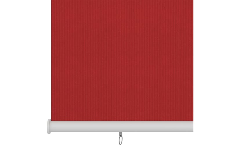 Rullgardin utomhus 60x140 cm röd HDPE - Röd - Textilier & mattor - Gardiner & gardinupphängning - Rullgardin