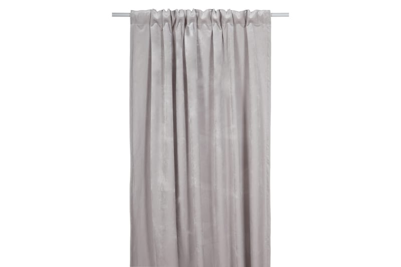 SABRI Gardinlängd 135x300 1-pack Sammet Ljusgrå - Gardiner & gardinupphängning
