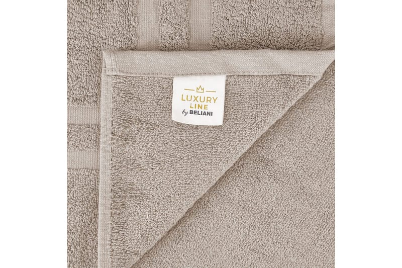 Handduk Areora set om 9 Beige - Beige - Textilier & mattor - Badrumstextilier