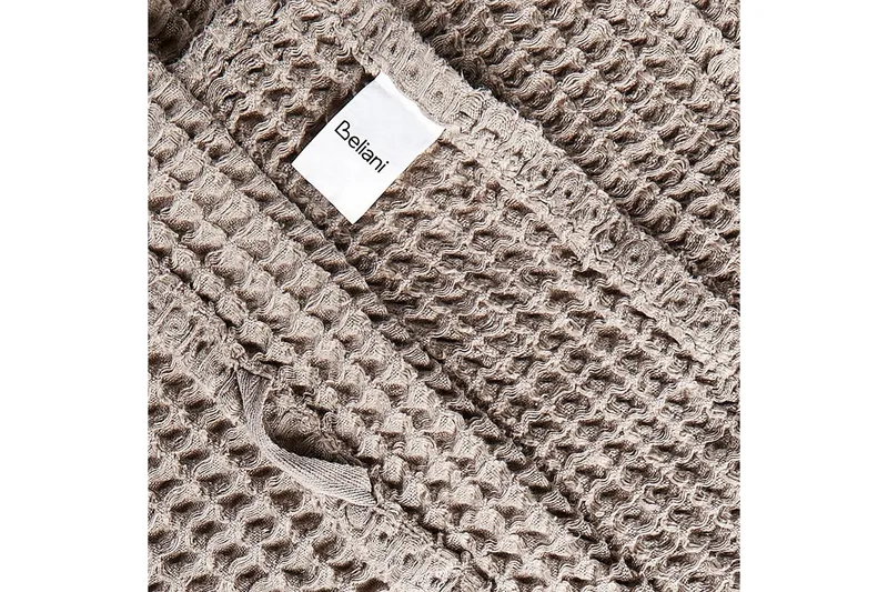 Handduk Areora set om 9 Taupe - Taupe - Textilier & mattor - Badrumstextilier