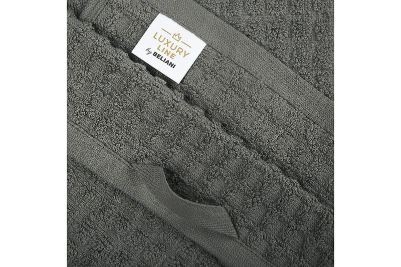 Handduk Atai set om 4 Grå - Grå - Textilier & mattor - Badrumstextilier