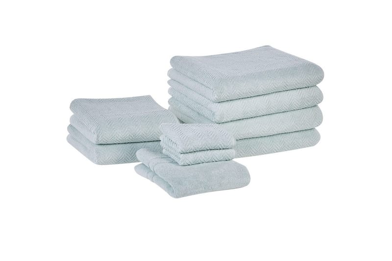Handduk Mitiaro set om 9 Mintgrön, Mintgrön