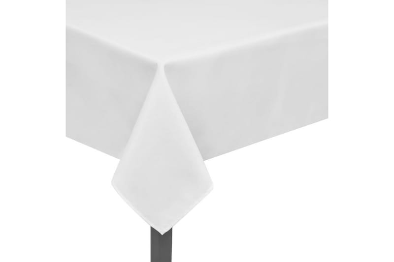 5 Bordsdukar Vit 170x130 cm - Vit - Textilier & mattor - Kökstextilier