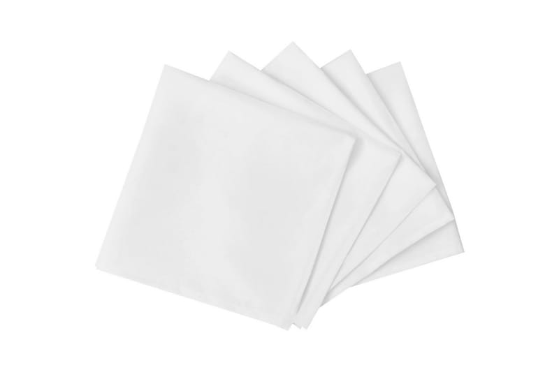 50 Servetter Vit 50x50 cm - Vit - Textilier & mattor - Kökstextilier