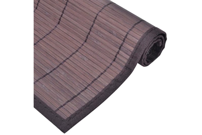 6 Bordstabletter i bambu 30x45 cm mörkbrun - Bordstablett - Kökstextilier