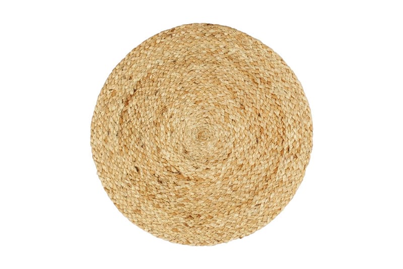 Bordstabletter 6 st naturlig 38 cm rund jute - Brun - Bordstablett - Kökstextilier