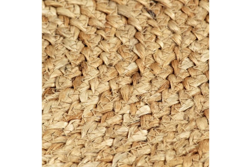 Bordstabletter 6 st naturlig 38 cm rund jute - Brun - Textilier & mattor - Kökstextilier - Bordstablett
