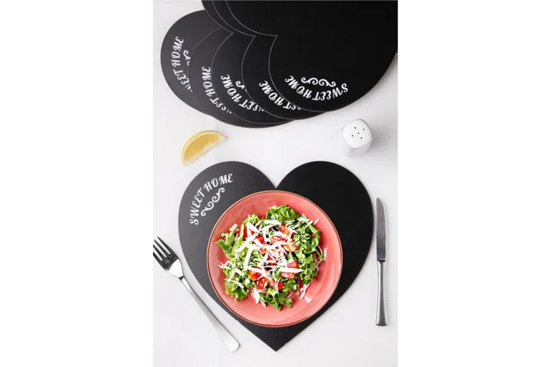 Bordstabletter 6-pack - Svart - Textilier & mattor - Kökstextilier - Bordstablett