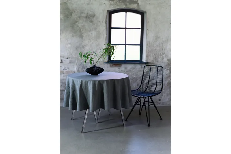 Eden Bordsduk Ø180 cm, Grå