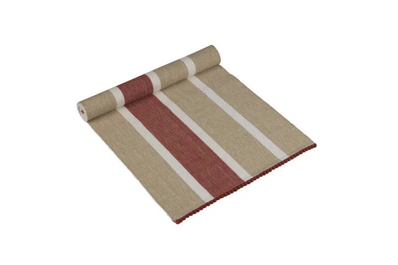 Luhar Bordslöpare 35x120 cm - Tegelröd - Textilier & mattor - Kökstextilier - Dukar & löpare - Bordslöpare