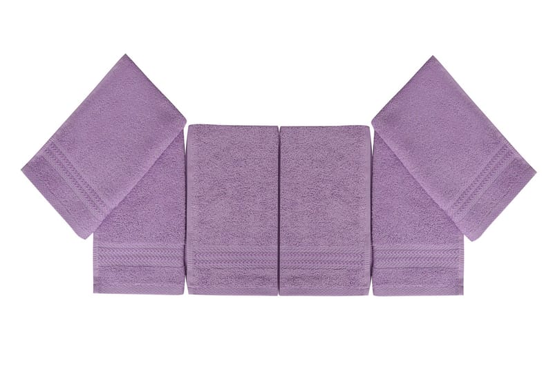 Hobby Handduk 30x50 cm 6-pack - Ljuslila - Textilier & mattor - Badrumstextilier - Handduk